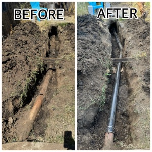 J&M Plumbing work example