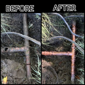 J&M Plumbing work example