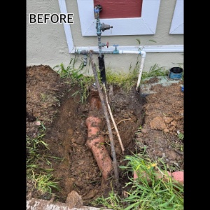 J&M Plumbing work example